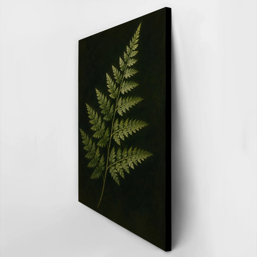 Πίνακας σε Καμβά VINTAGE DARK ACADEMIA PLANT 30