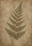 Πίνακας σε Καμβά VINTAGE DARK ACADEMIA PLANT 31
