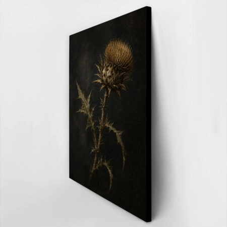 Πίνακας σε Καμβά VINTAGE DARK ACADEMIA PLANT 32 - Vintage Sticky 2