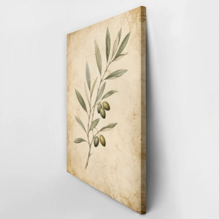 Πίνακας σε Καμβά VINTAGE DARK ACADEMIA PLANT 35 - Vintage Sticky 2