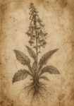 Πίνακας σε Καμβά VINTAGE DARK ACADEMIA PLANT 4