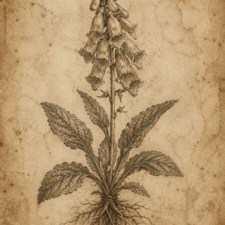 Πίνακας σε Καμβά VINTAGE DARK ACADEMIA PLANT 4 -  Sticky 5