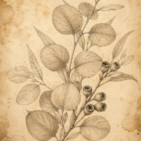 Πίνακας σε Καμβά VINTAGE DARK ACADEMIA PLANT 7 -  Sticky 5