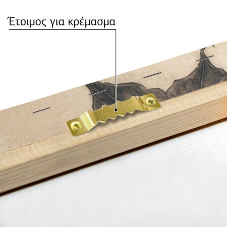 Πίνακας σε Καμβά VINTAGE DARK ACADEMIA PLANT -  Sticky 4