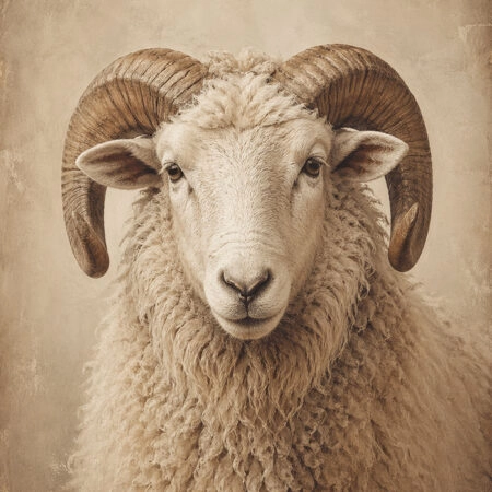 Πίνακας σε Καμβά VINTAGE DARK ACADEMIA RAM - Vintage Sticky 5