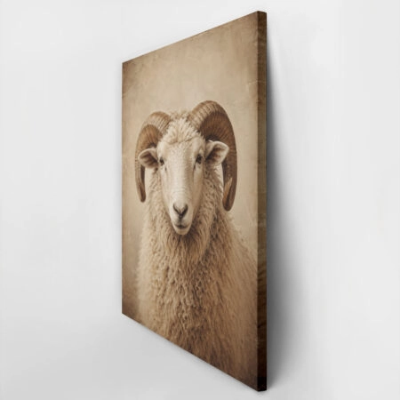 Πίνακας σε Καμβά VINTAGE DARK ACADEMIA RAM - Vintage Sticky 2