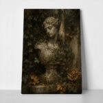 Πίνακας σε Καμβά VINTAGE DARK ACADEMIA STATUE