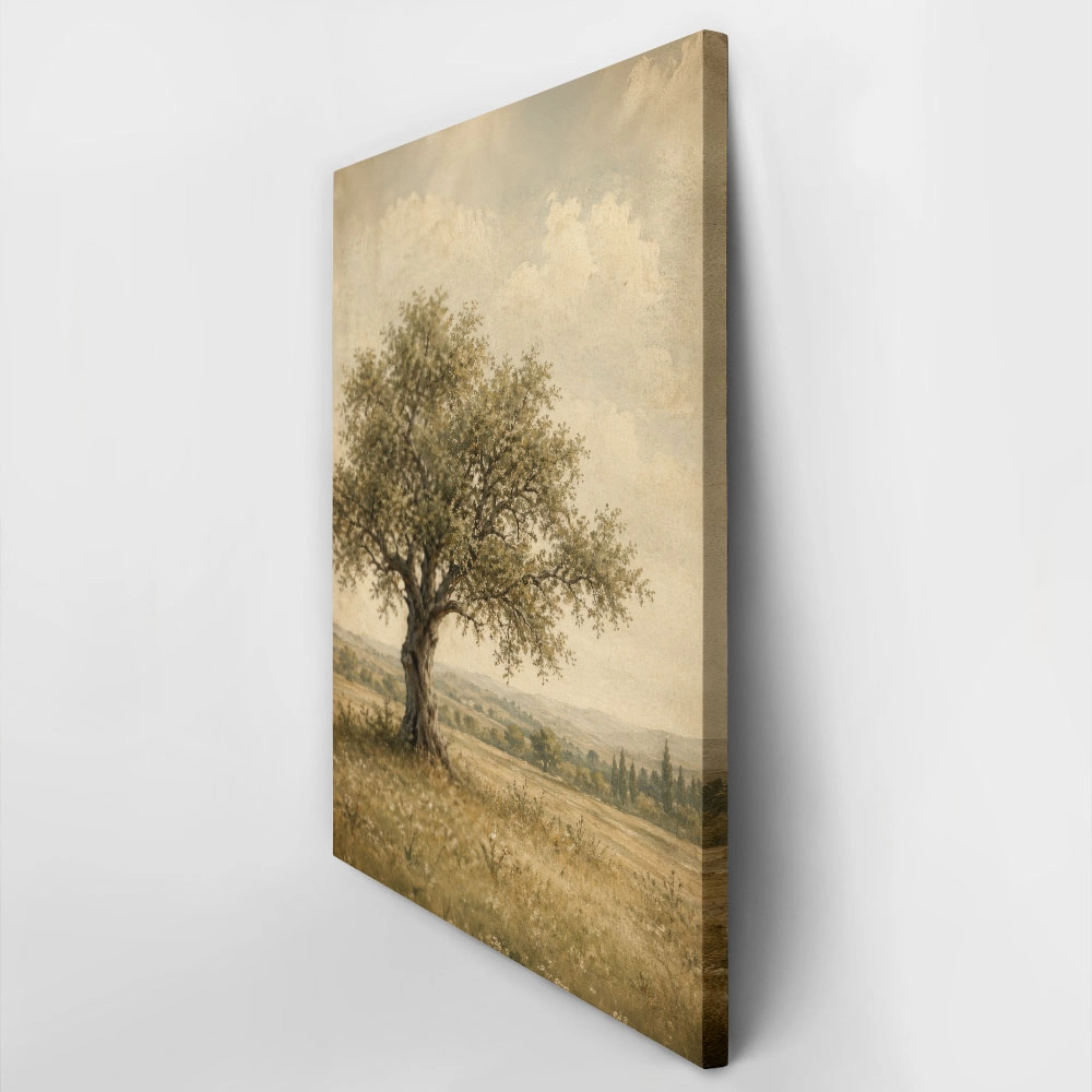 Πίνακας σε Καμβά VINTAGE DARK ACADEMIA TREE