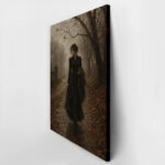 Πίνακας σε Καμβά VINTAGE DARK ACADEMIA WOMAN 12