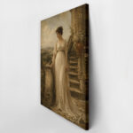 Πίνακας σε Καμβά VINTAGE DARK ACADEMIA WOMAN 5