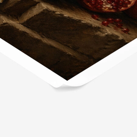 Poster VINTAGE DARK ACADEMIA APPLES AND POMEGRANATES -  Sticky 1