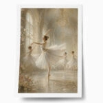 Poster VINTAGE DARK ACADEMIA BALLERINAS 2