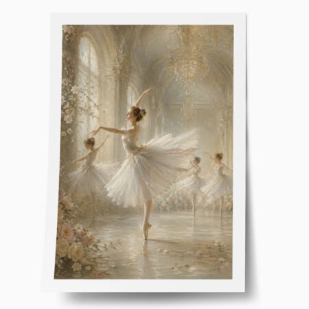 Poster VINTAGE DARK ACADEMIA BALLERINAS 2 - 