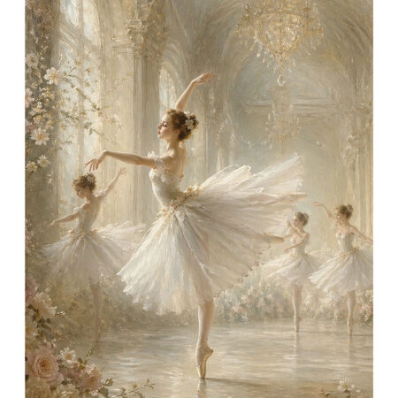 Poster VINTAGE DARK ACADEMIA BALLERINAS 2 -  Sticky 2