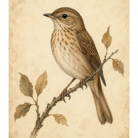 Poster VINTAGE DARK ACADEMIA BIRD 11 -  Sticky 2
