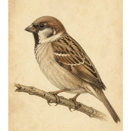 Poster VINTAGE DARK ACADEMIA BIRD 12 -  Sticky 2