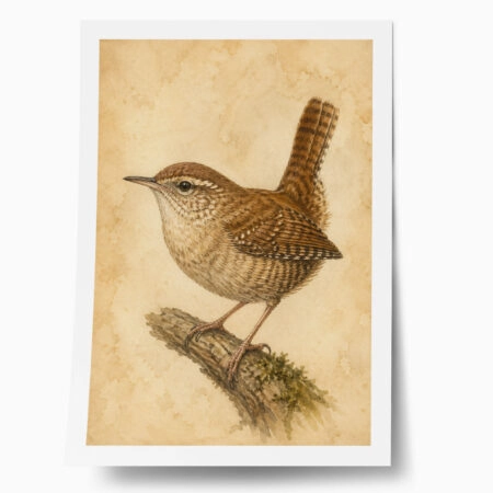 Poster VINTAGE DARK ACADEMIA BIRD 13 - 