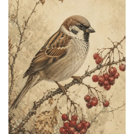 Poster VINTAGE DARK ACADEMIA BIRD 4 -  Sticky 2