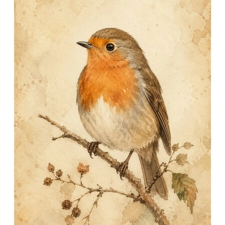 Poster VINTAGE DARK ACADEMIA BIRD 6 -  Sticky 2