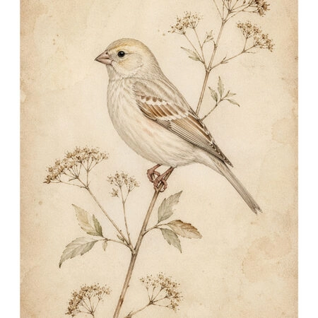 Poster VINTAGE DARK ACADEMIA BIRD 7 -  Sticky 2