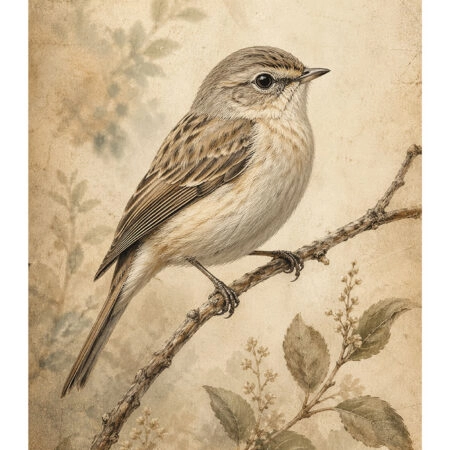 Poster VINTAGE DARK ACADEMIA BIRD -  Sticky 2