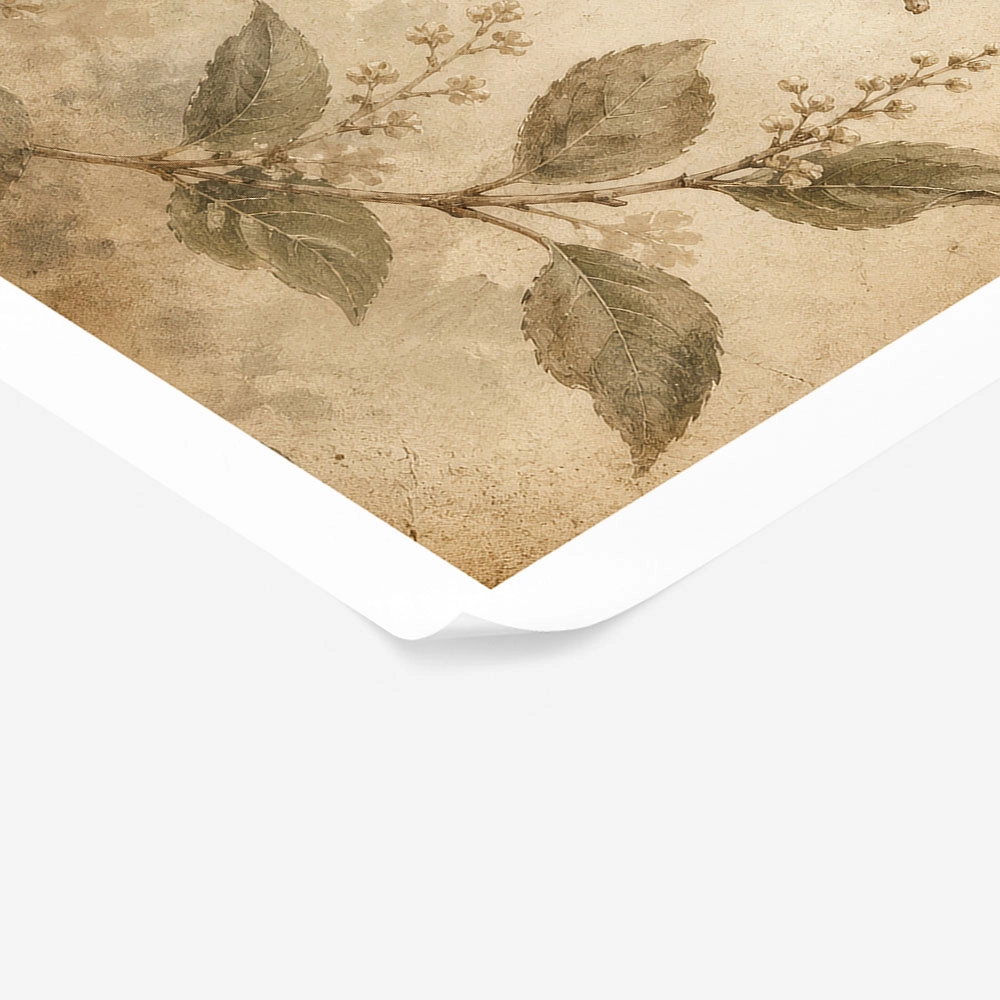 Poster VINTAGE DARK ACADEMIA BIRD