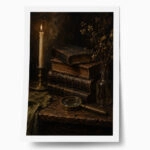 Poster VINTAGE DARK ACADEMIA BOOKS 2