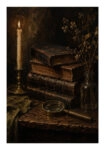 Poster VINTAGE DARK ACADEMIA BOOKS 2