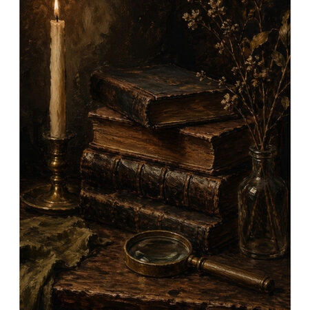 Poster VINTAGE DARK ACADEMIA BOOKS 2 -  Sticky 2