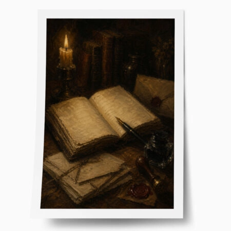Poster VINTAGE DARK ACADEMIA BOOKS 3 - 