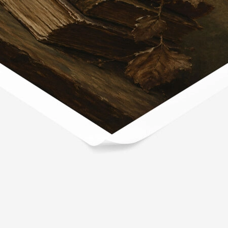 Poster VINTAGE DARK ACADEMIA BOOKS AND ROSES 3 -  Sticky 1