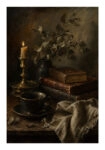 Poster VINTAGE DARK ACADEMIA BOOKS
