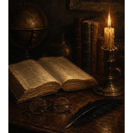 Poster VINTAGE DARK ACADEMIA BOOK -  Sticky 2