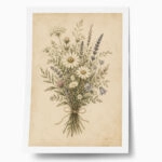 Poster VINTAGE DARK ACADEMIA BOUQUET