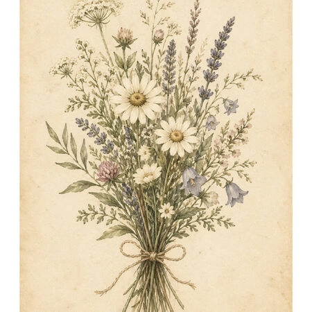 Poster VINTAGE DARK ACADEMIA BOUQUET -  Sticky 2