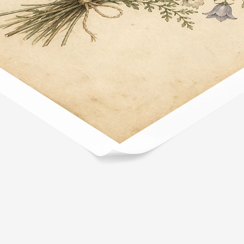 Poster VINTAGE DARK ACADEMIA BOUQUET