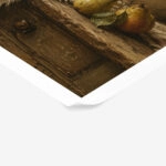 Poster VINTAGE DARK ACADEMIA BREAD AND PEARS