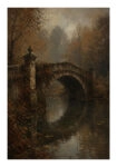 Poster VINTAGE DARK ACADEMIA BRIDGE