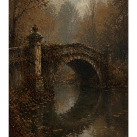 Poster VINTAGE DARK ACADEMIA BRIDGE -  Sticky 2