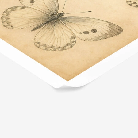 Poster VINTAGE DARK ACADEMIA BUTTERFLIES 2 -  Sticky 1