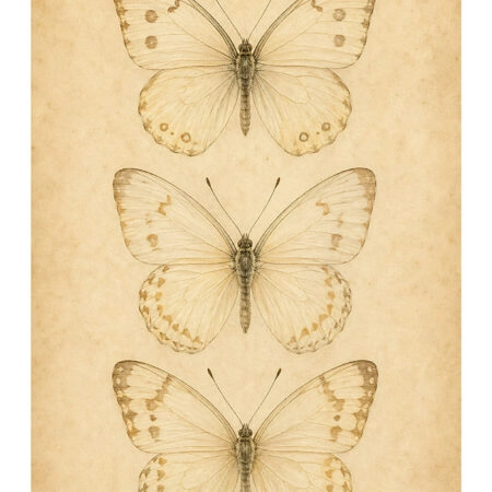 Poster VINTAGE DARK ACADEMIA BUTTERFLIES 4 -  Sticky 2