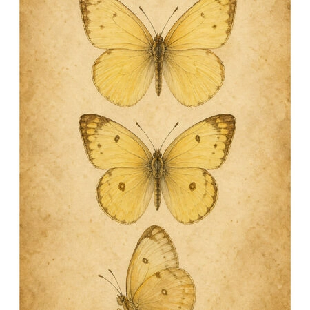 Poster VINTAGE DARK ACADEMIA BUTTERFLIES 5 -  Sticky 2