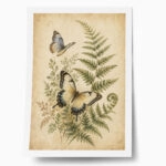 Poster VINTAGE DARK ACADEMIA BUTTERFLIES 6