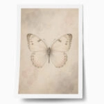 Poster VINTAGE DARK ACADEMIA BUTTERFLY 2
