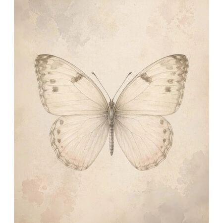 Poster VINTAGE DARK ACADEMIA BUTTERFLY 2 -  Sticky 2