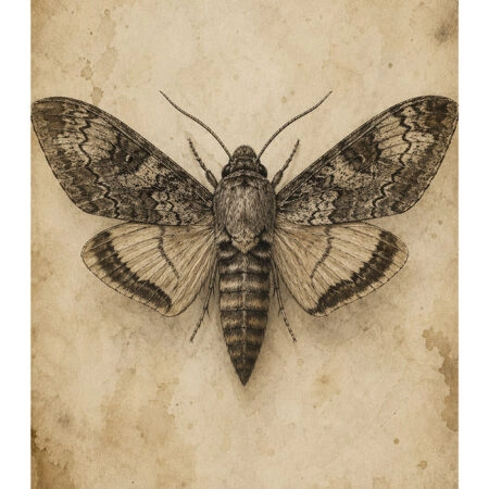 Poster VINTAGE DARK ACADEMIA BUTTERFLY 3 -  Sticky 2