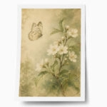 Poster VINTAGE DARK ACADEMIA BUTTERFLY 5