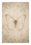 Poster VINTAGE DARK ACADEMIA BUTTERFLY