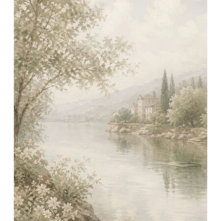 Poster VINTAGE DARK ACADEMIA BY THE RIVER -  Sticky 2