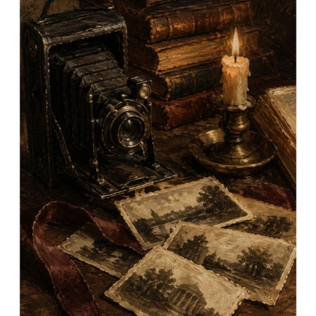 Poster VINTAGE DARK ACADEMIA CAMERA -  Sticky 2